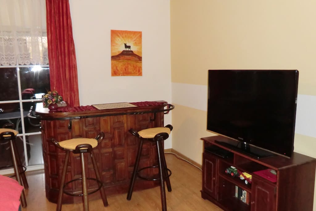Bar im Wohnzimmer