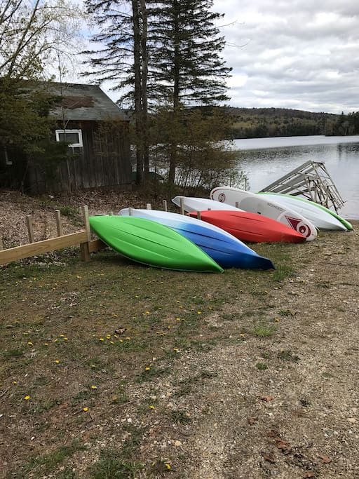 Two kayaks available for renters