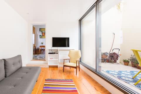 Top performing Airbnb: Restored Cottage with Patio in Historic Center D in São Vicente