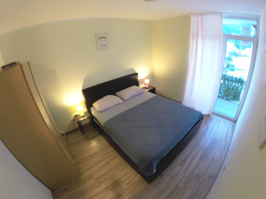 Master bedroom has its own balcony