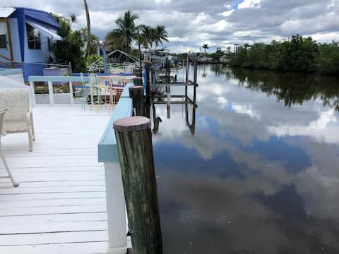 SWFl waterfront home with direct Gulf access