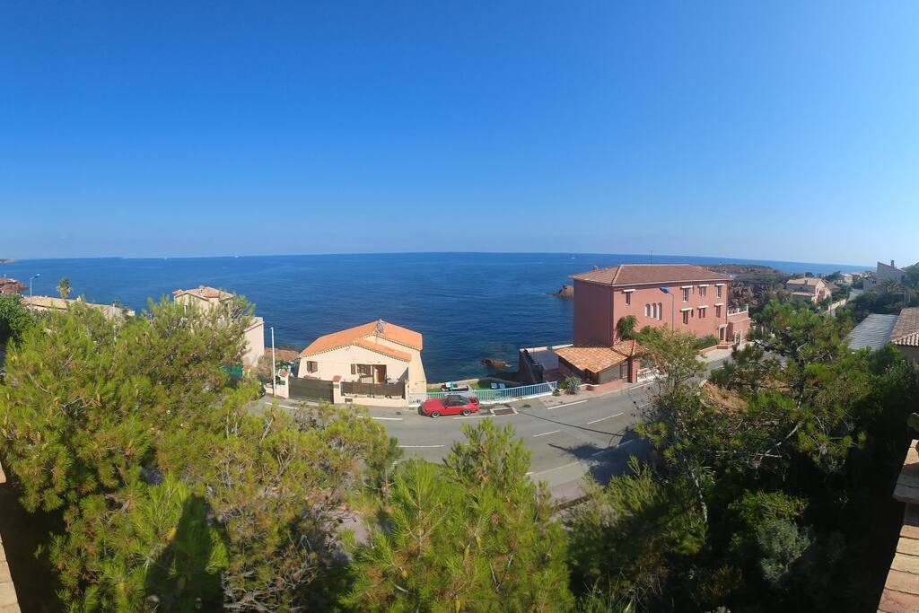 Vue mer de la terrasse