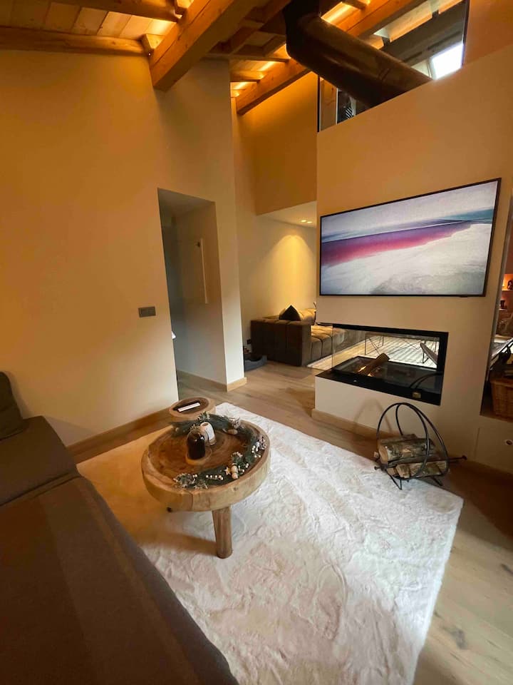 Triplex Au Centre, Comme Un Chalet, Près Chamois - Megève