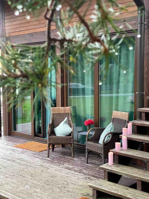 Mint Room by the Sea with Sauna and Terrace