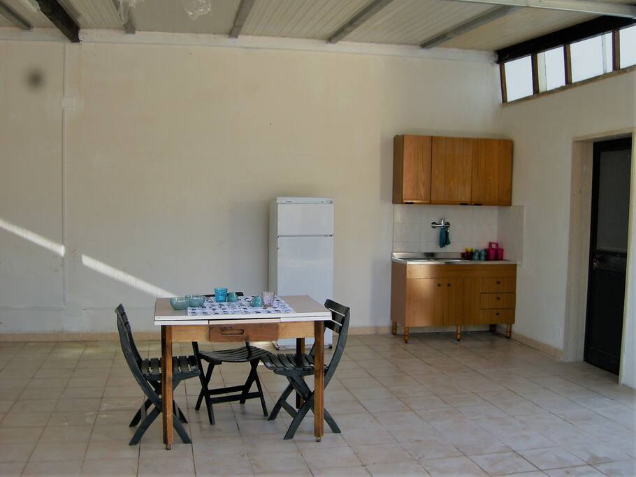Sala da pranzo e cucina
