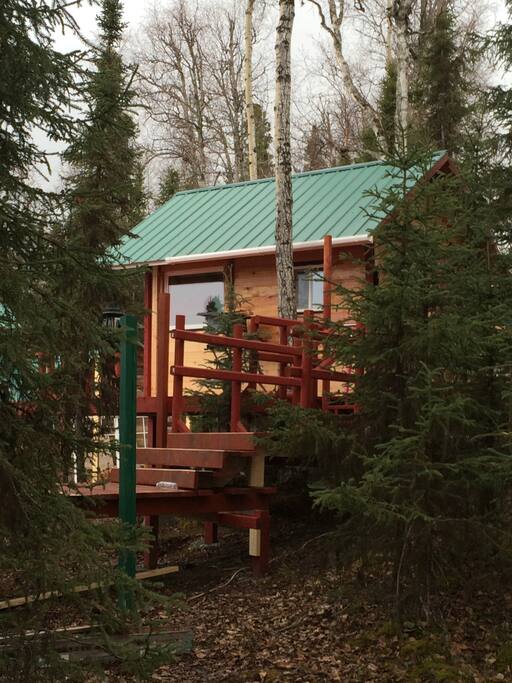 Alaska Cabin on Private Lake - Guesthouses for Rent in ...