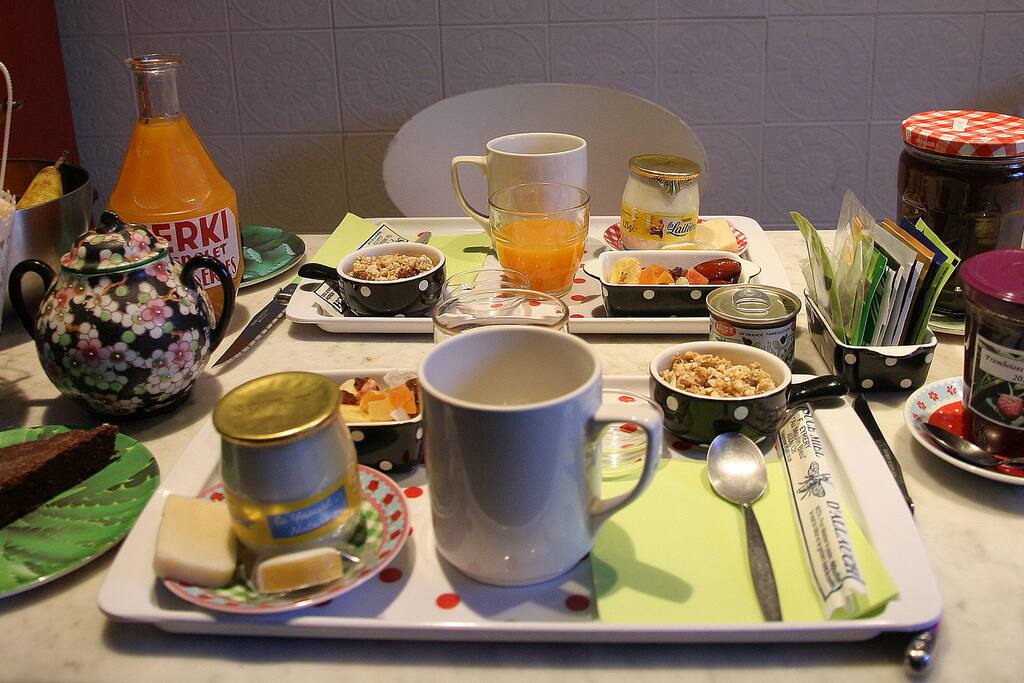 Exemple de notre copieux petit-déjeuner !