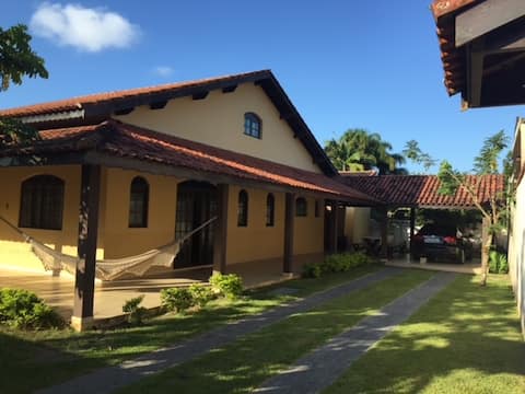 Comfortable house on Praia da Juréia, Iguape/SP