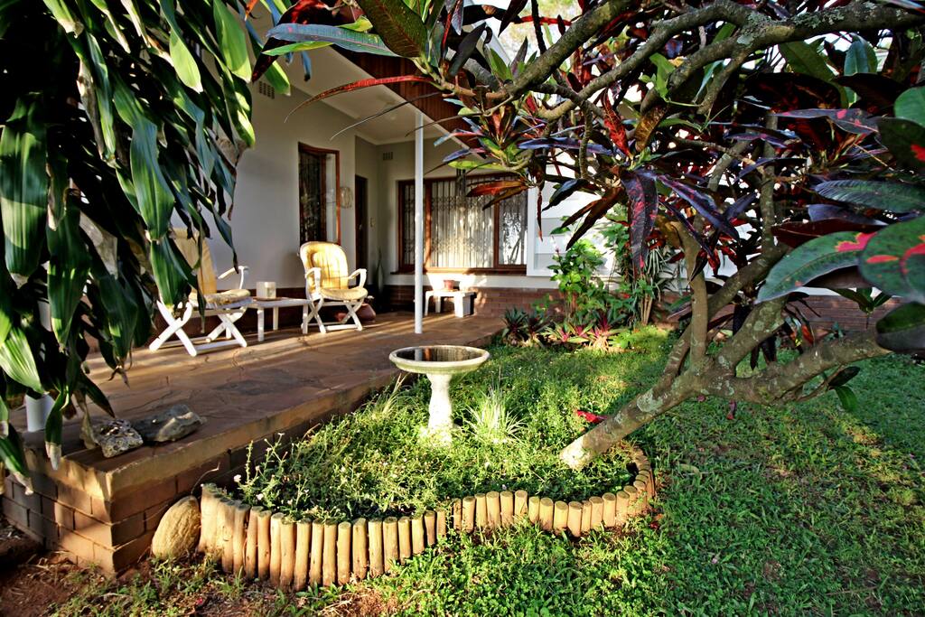 Perfect spot for guests and birds in the early morning