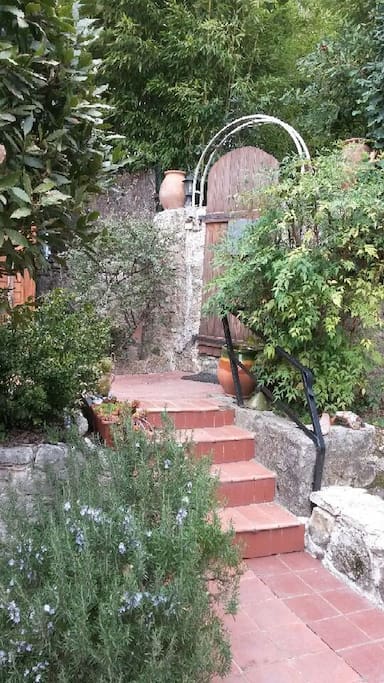 Entrée du jardin