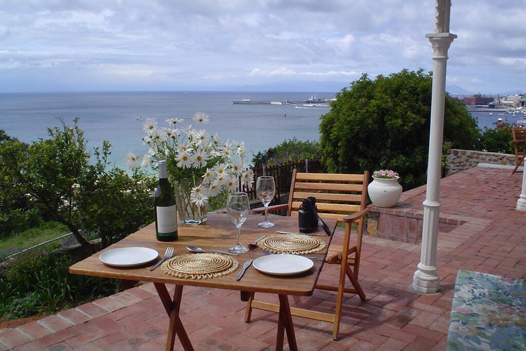 El fresco on the patio