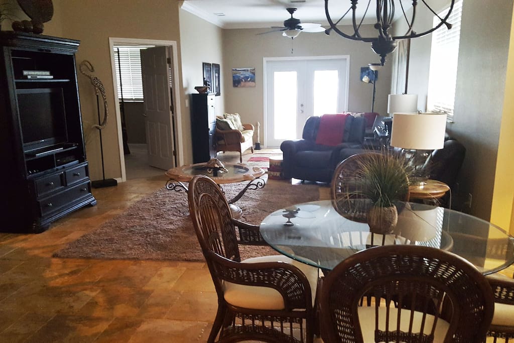 dining room, living room combo