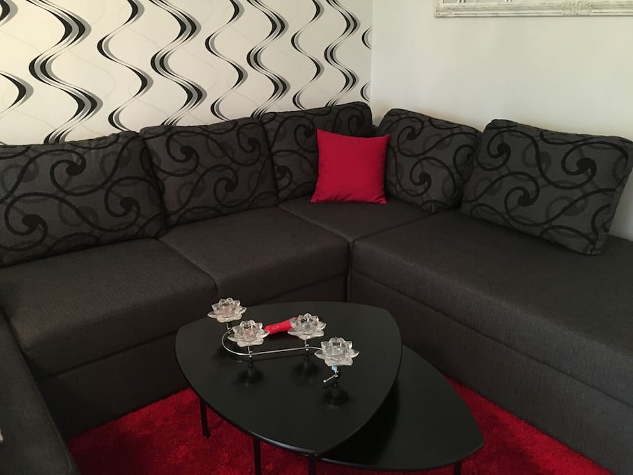 Sofa of the living room.