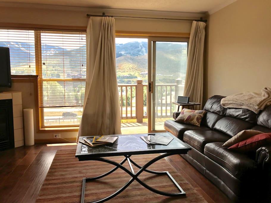 Living room with a killer view