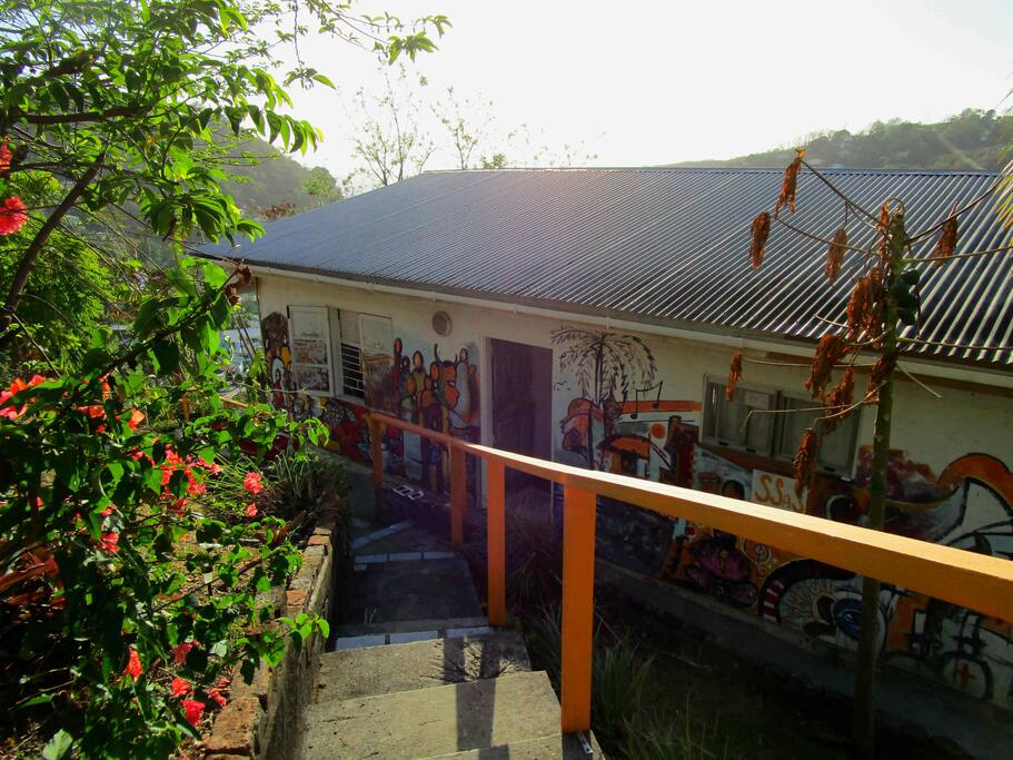 entrance to the studio