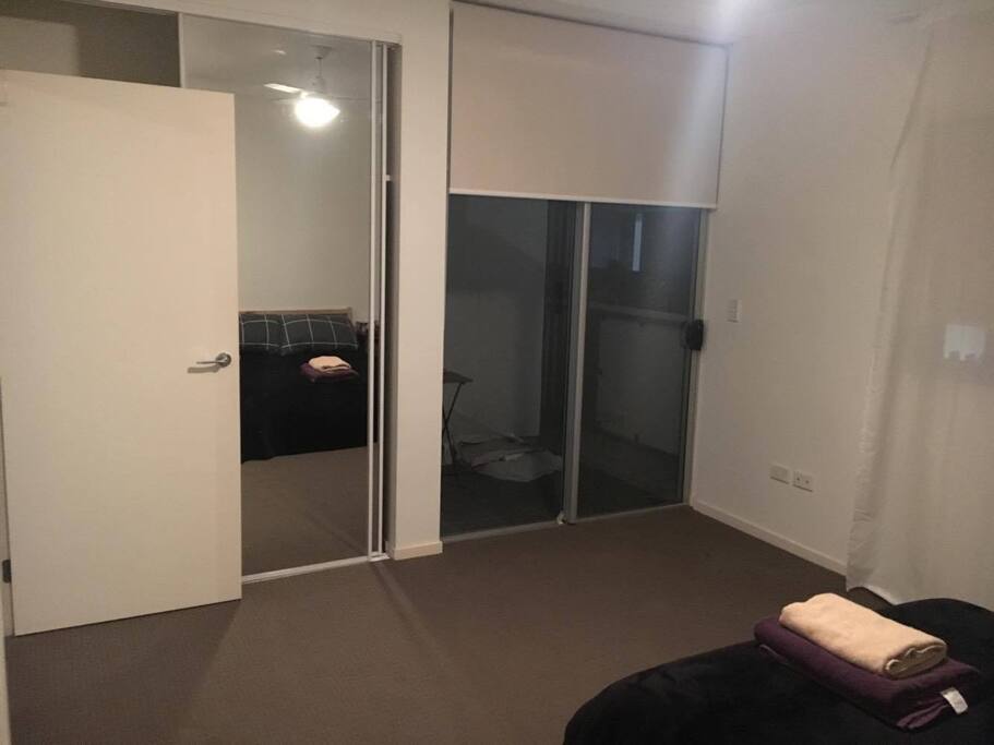 Room with wardrob and balcony