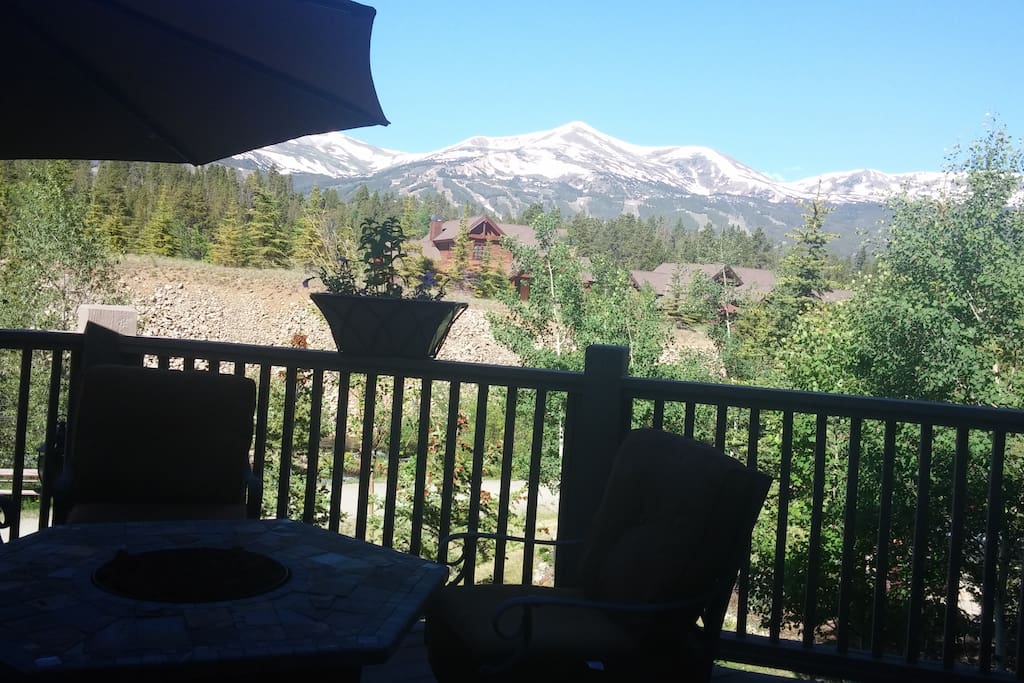 View from deck