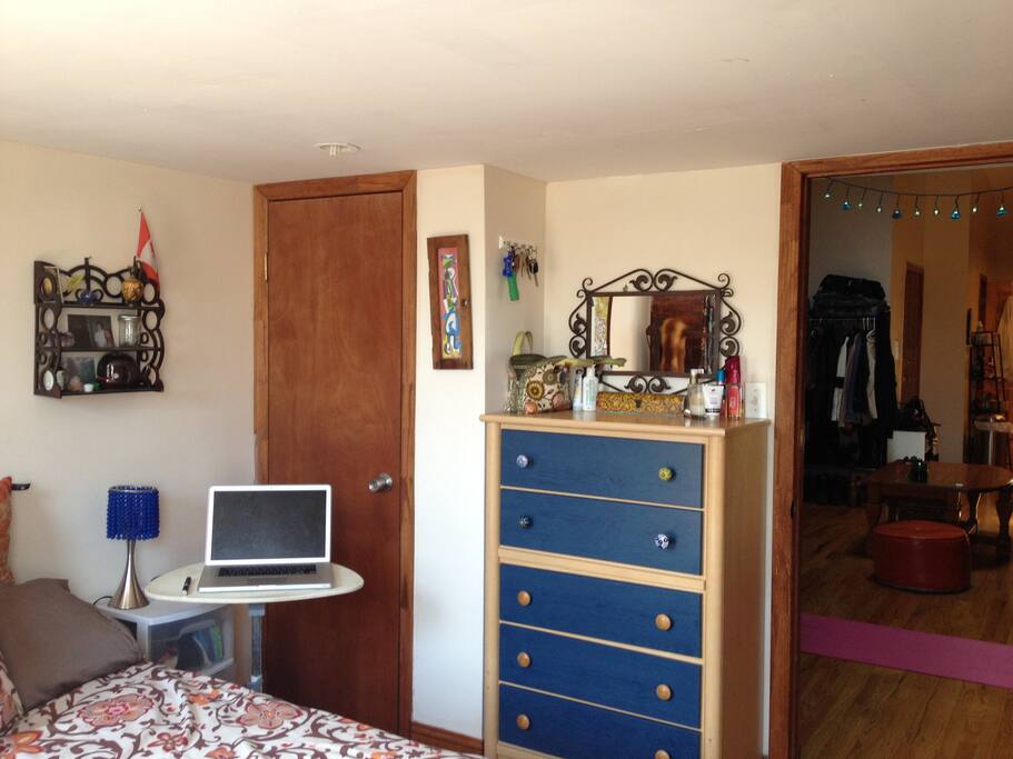 Another view of the sunny bedroom