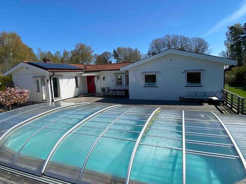 Villa with pool near the sea in Onsala