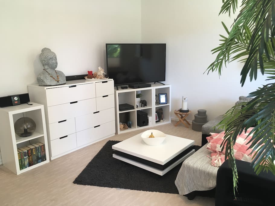 Wohnzimmer mit Schlafcouch