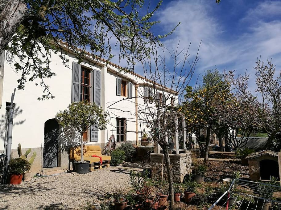 View of the farmhouse