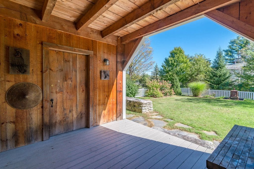 Covered Porch at Side Yard