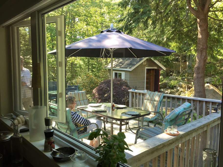 Back Deck from Kitchen