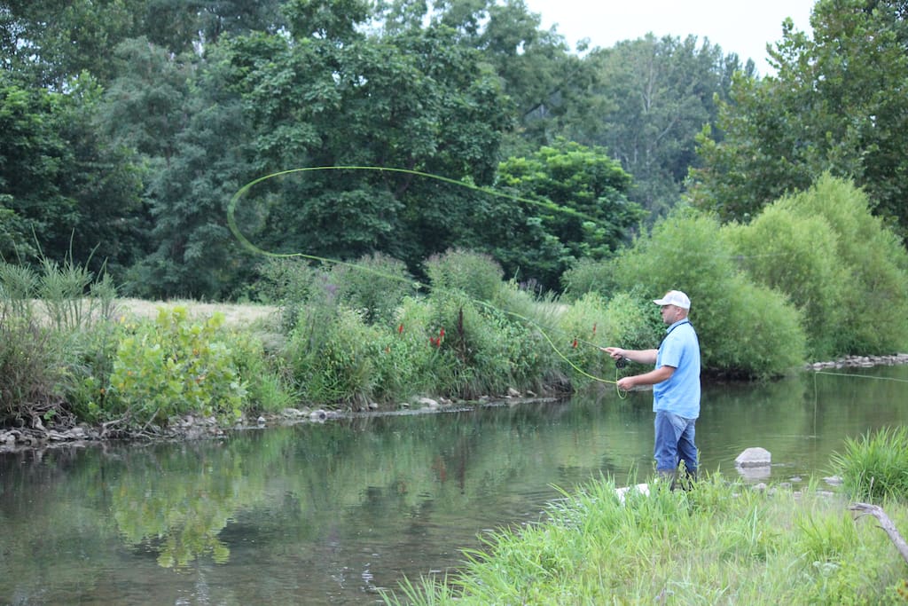 Fly-fishing Beaver Creek, mid-summer