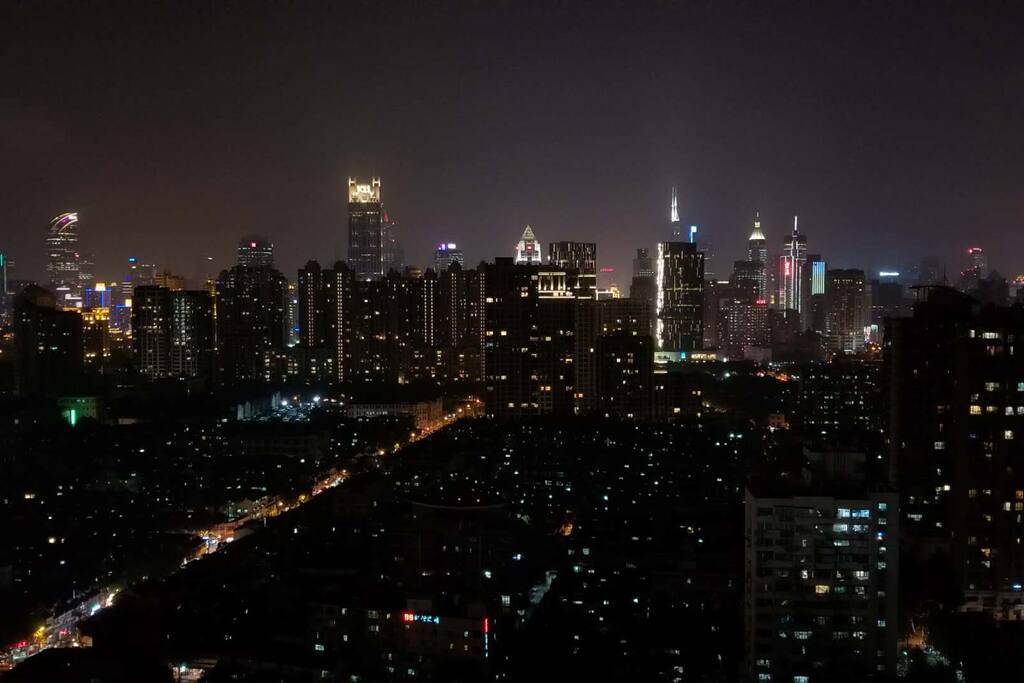 Balcony View At Night