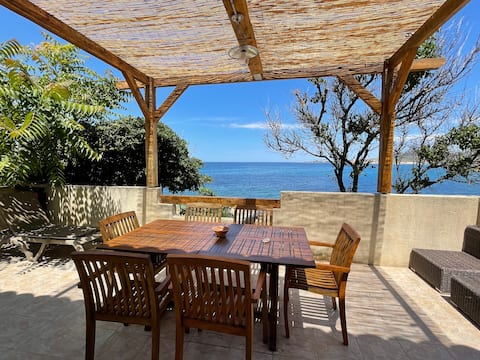 Beautiful beachfront house with breathtaking views - Corsica