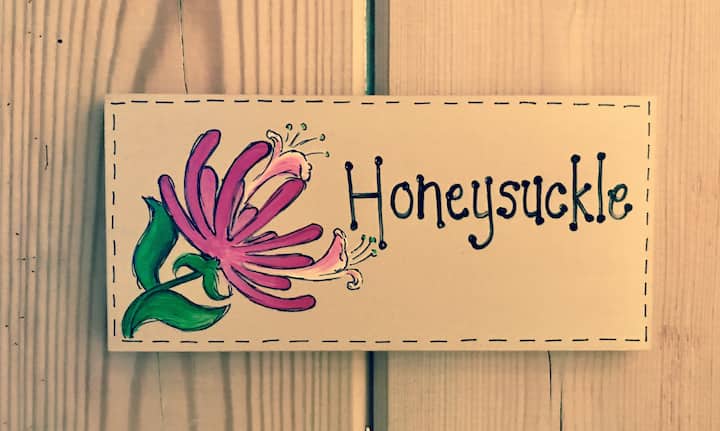 Spálňa na prvom poschodí „Honeysuckle“
