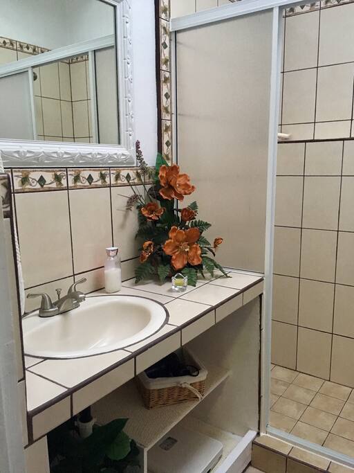 Bathroom in master.