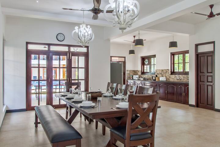 Dining Area - 5BHK Balinese style villa