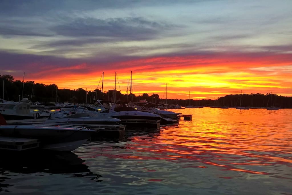 Sunset at Mallets Bay