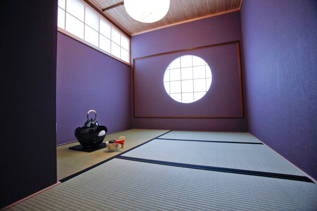 Tea ceremony room can put 1 futon at night