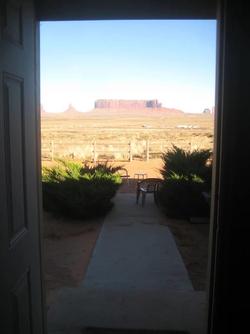 View from our front door.