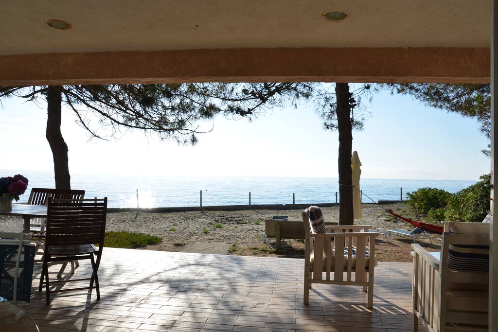 Vue mer depuis le salon
