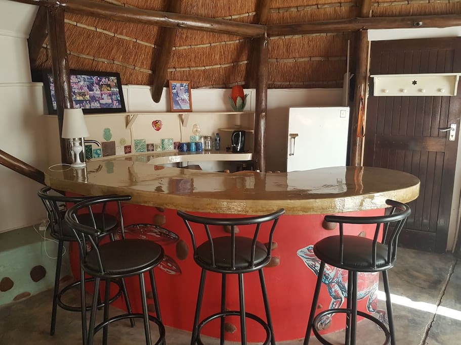 The bar area inside