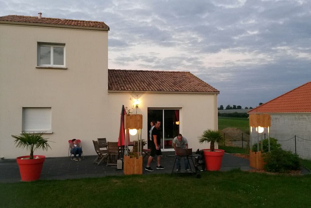 Terrasse avec BBQ