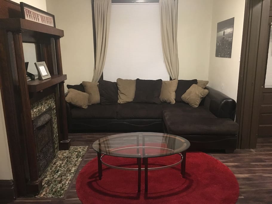 Large couch that can seat up to 6-7