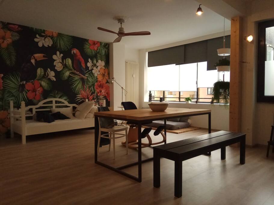Living Room and Kitchen