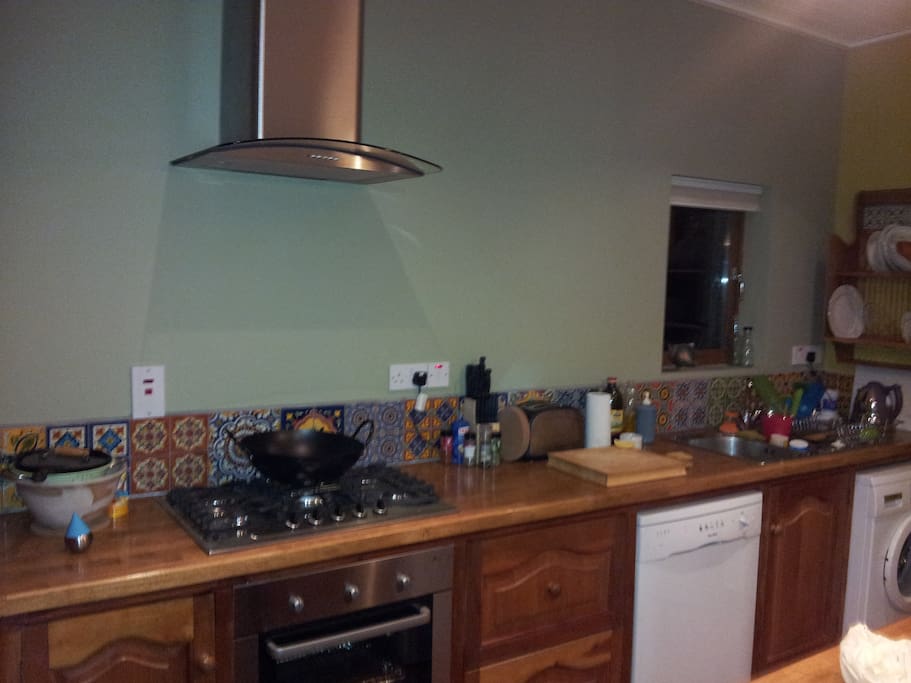 kitchen gas hob electric oven