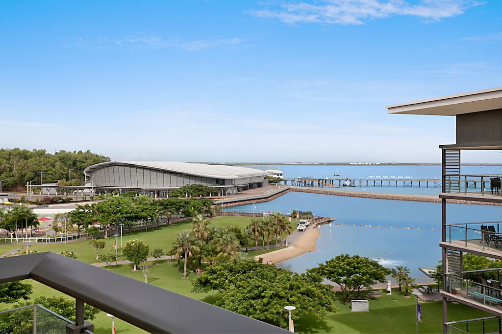 Two bedroom luxury apartment at Darwin Waterfront Apartments for Rent