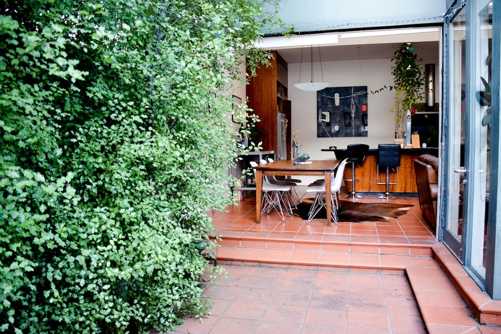Patio looking in