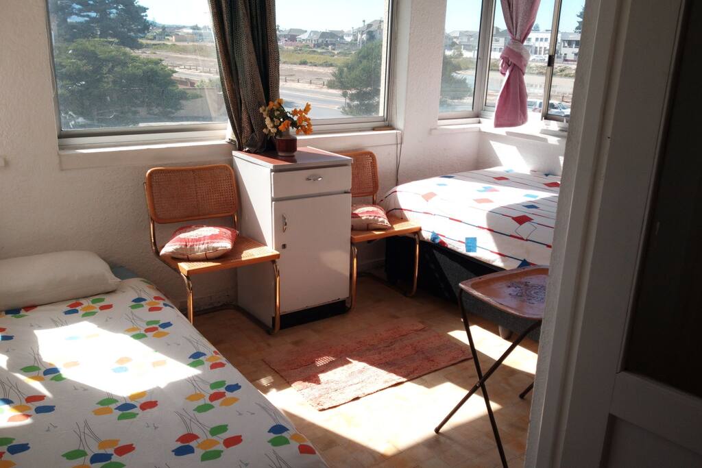 Balcony with Single bed & Mattress