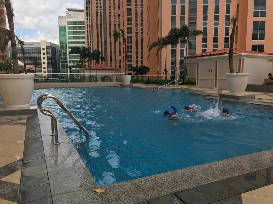 Swimming pool for adults