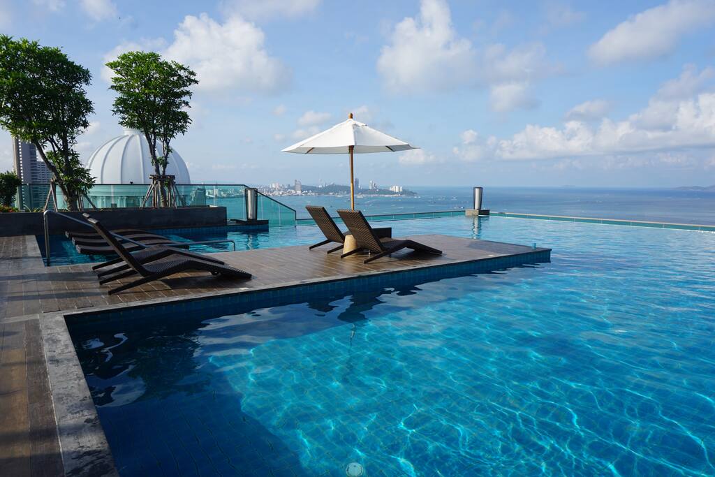 Pool on the top floor 40th