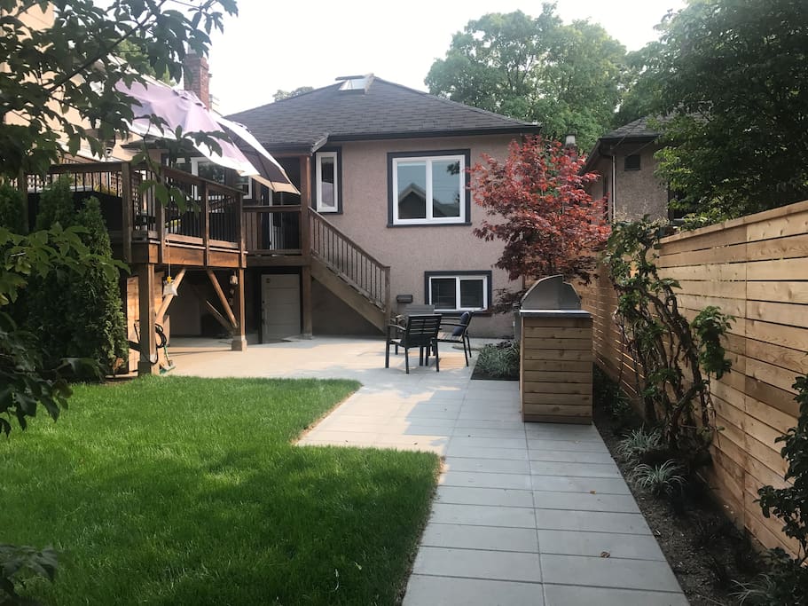 Backyard oasis in the centre of the city!