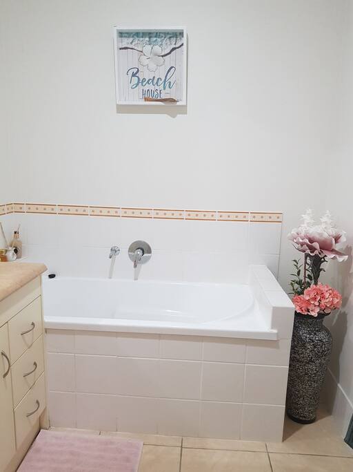 private bathroom with shower