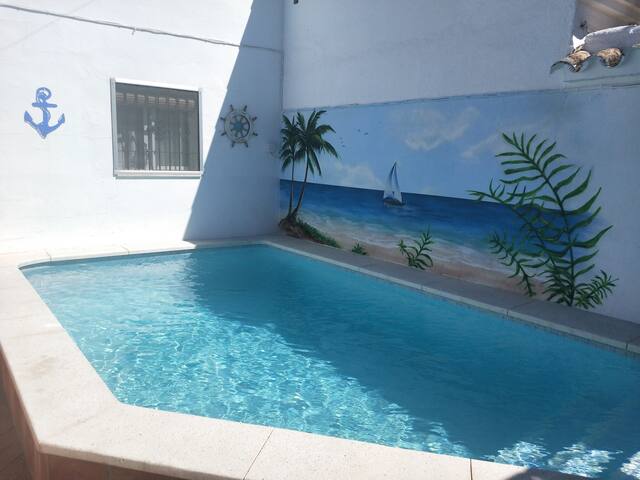 Entire home with 3 bedrooms in Córdoba - Casa Mamá. Casa rural con piscina. Encinarejo.